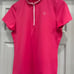 Louis Castel Women's Golf Shirt pink size 100 - size S/P