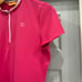 Louis Castel Women's Golf Shirt pink size 100 - size S/P