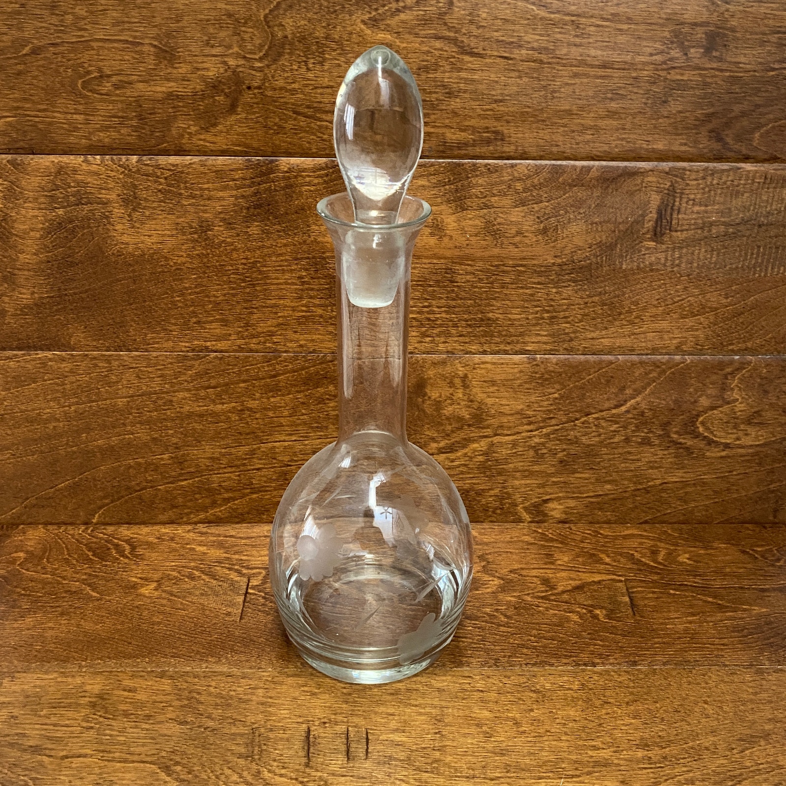 Vintage Handblown Long Neck Wine Decanter 13