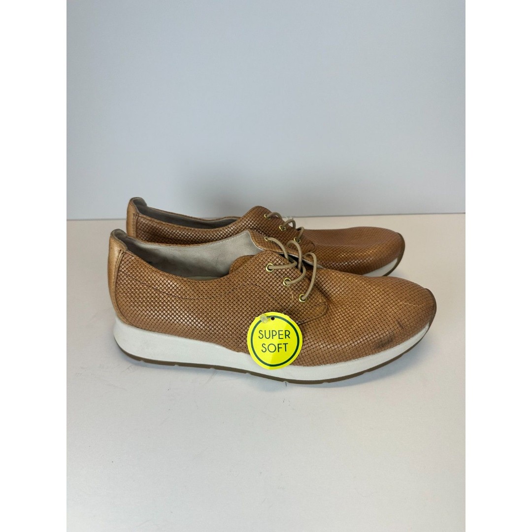 Paul Green Isabella Women's Size 5 Cognac Oxford Casual Shoes NWOB