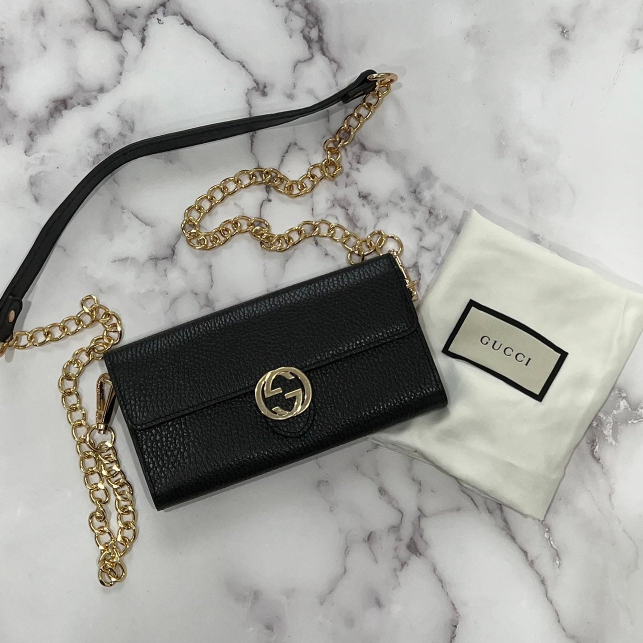Authentic Gucci Calfskin Wallet (on chain)