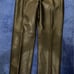 100% Leather Pants, Size 10 Made in India, soft leather, lining inside, and the