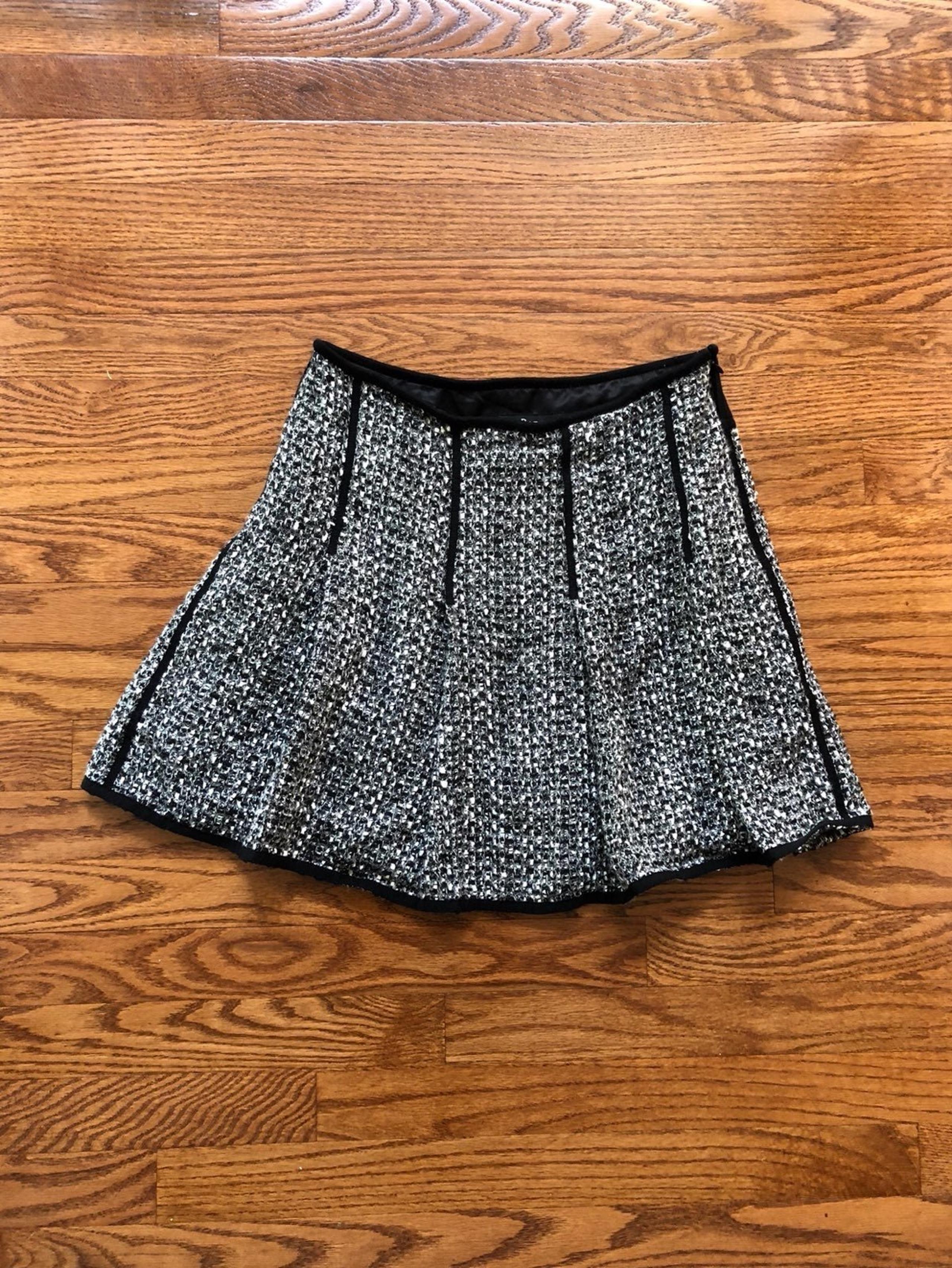 Lida Baday Black Knit Skirt