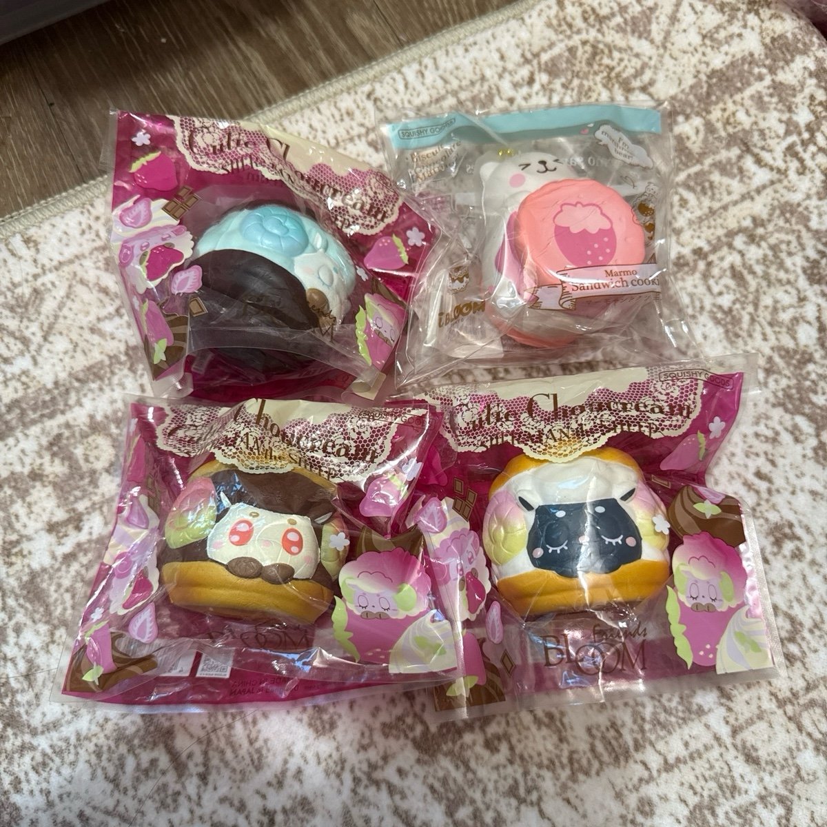 Ibloom sheraton creampuff squishy set