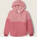 Victoria Secrets PINK Varsity Sherpa Half-Zip Pullover
