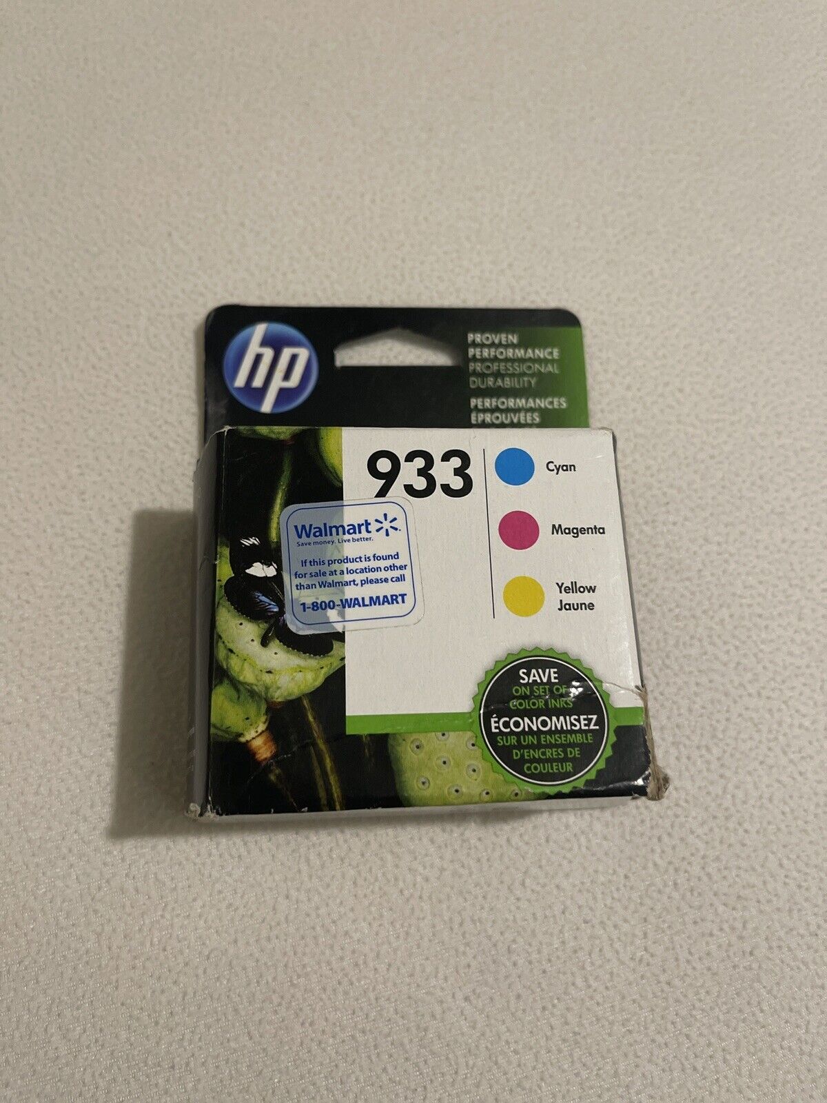 HP N9H56FN 933 Cyan, Magenta and Yellow Ink Cartridges - 3 Pieces