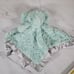 Cloud Island Elephant Lovey Security Blanket grey teal Baby Silky 14 x 14 2021