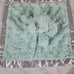 Cloud Island Elephant Lovey Security Blanket grey teal Baby Silky 14 x 14 2021
