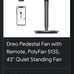 NWT DREO SMART PEDESTAL AIR CIRCULATOR FAN