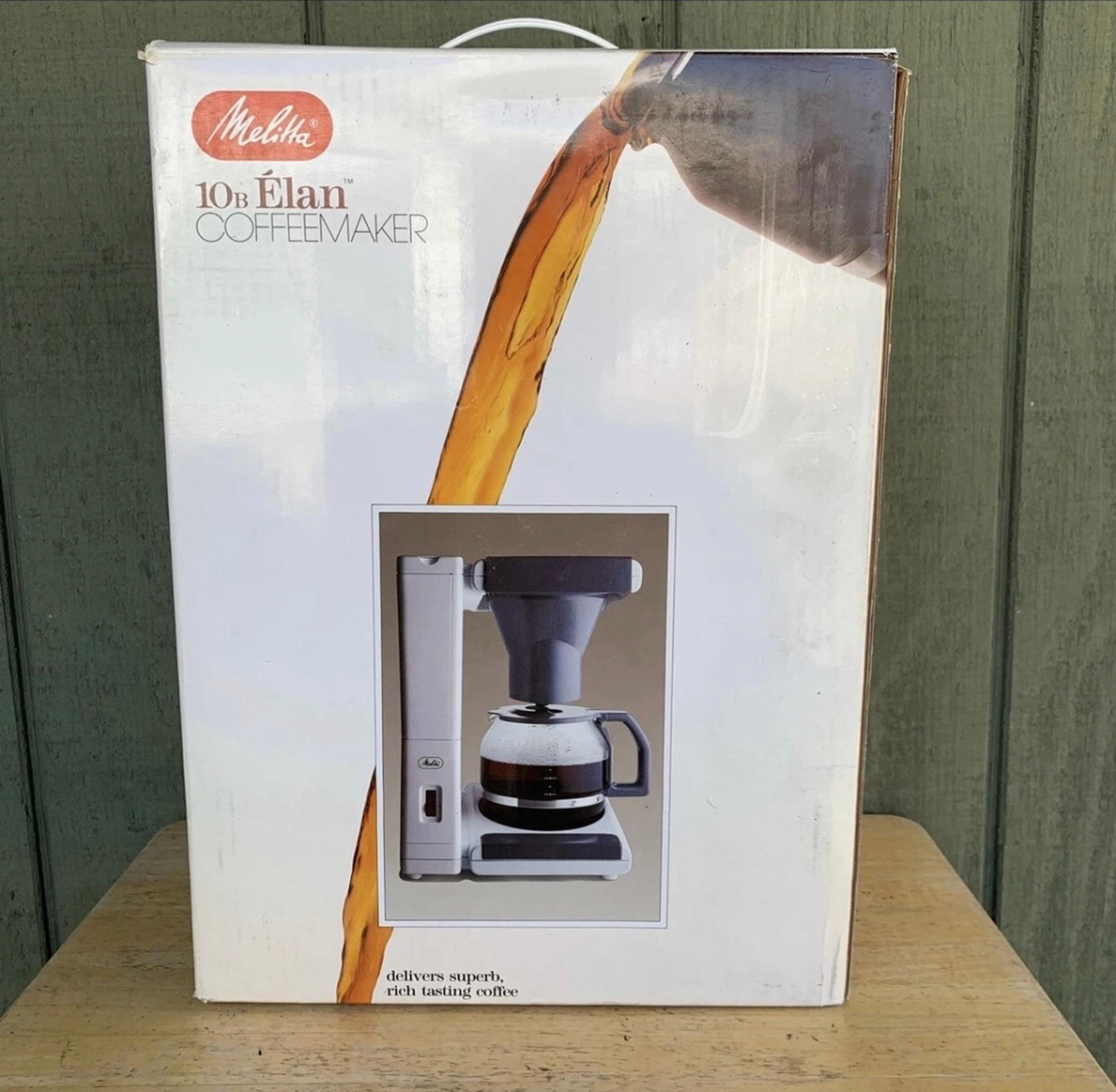 Melitta Gevalia Kaffe 2-10 Cup Vintage Coffee Maker White in Open Box SCM-10B