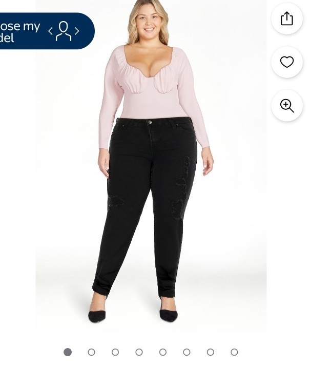 Nwt Madden NYC pink bodysuit 3x