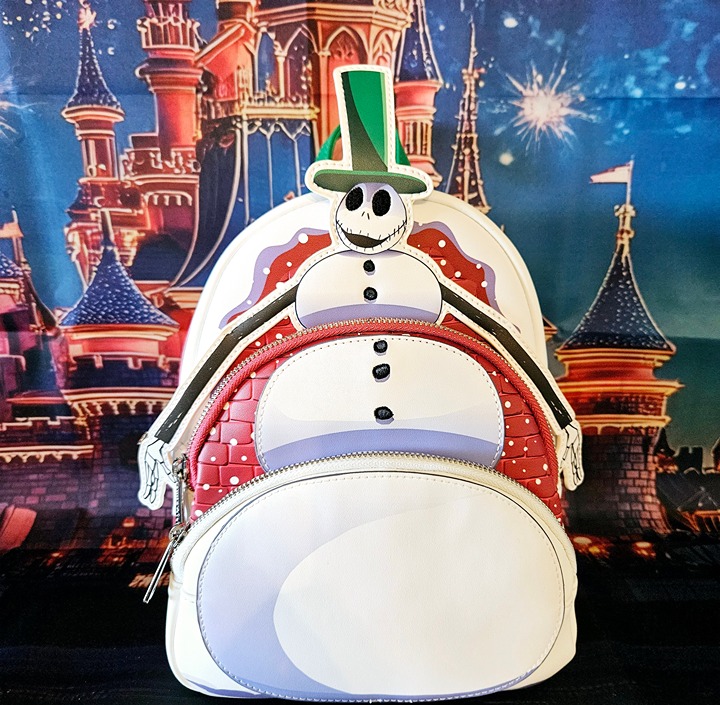 Disney Loungefly The Nightmare Before Christmas Snowman Jack Mini Backpack
