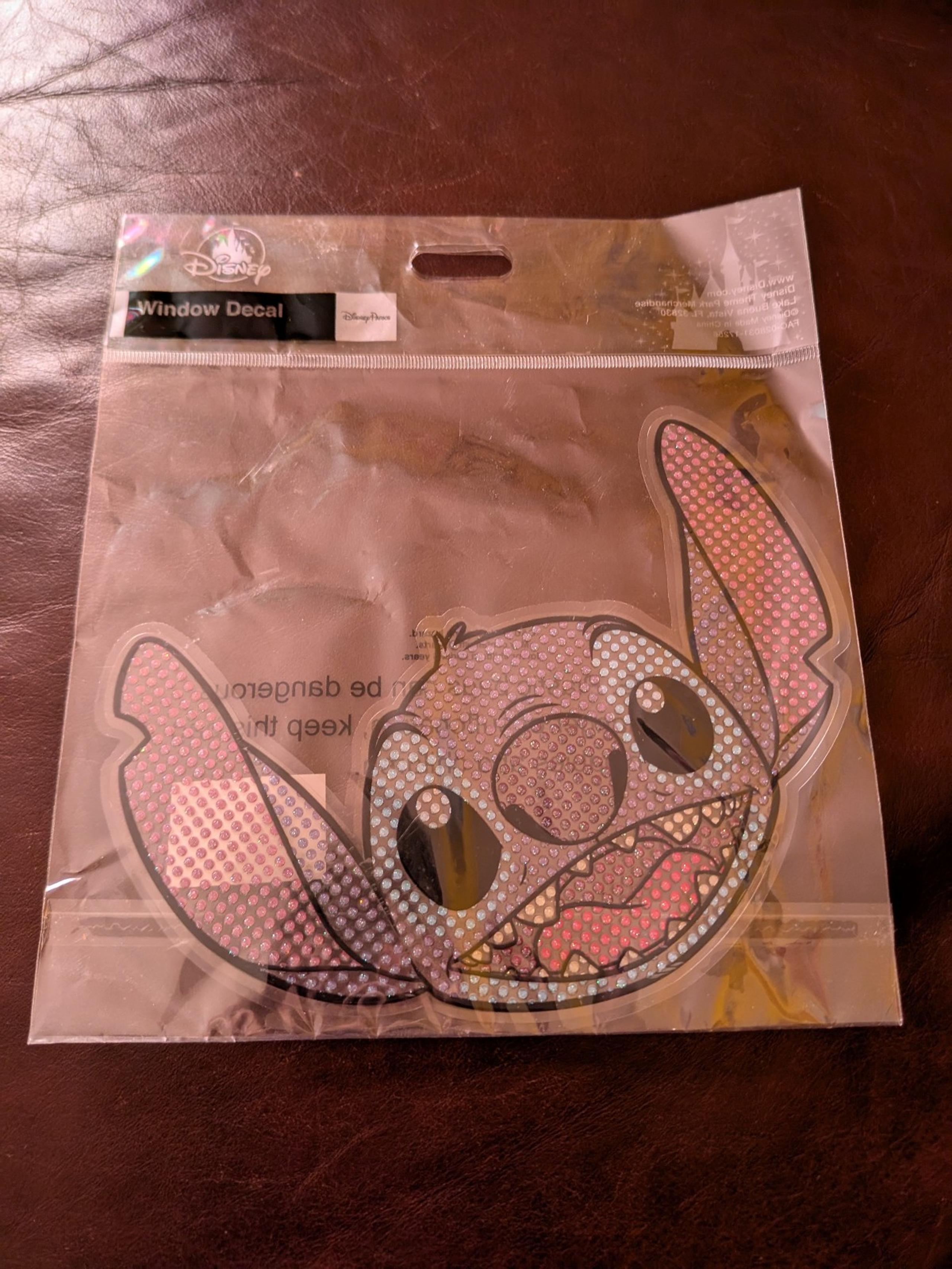 Brand New Stitch Jewel Glitter Auto Decal - Disney