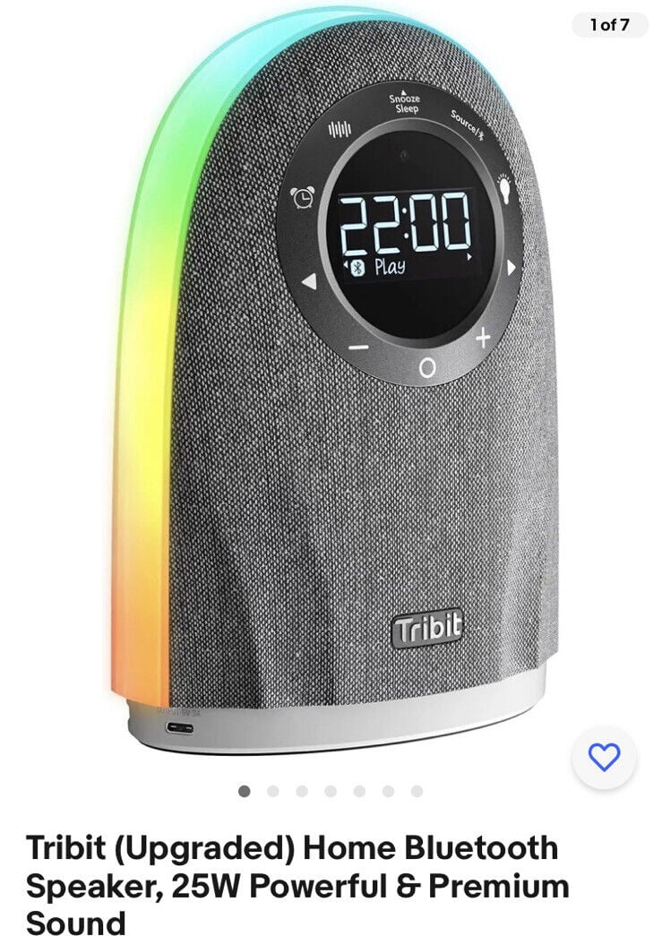 Tribit (Upgraded) Home Bluetooth Speaker, 25W Powerful & Premium Sound