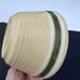 Vintage Watt Yellow Ware #6 Green Band Bowl