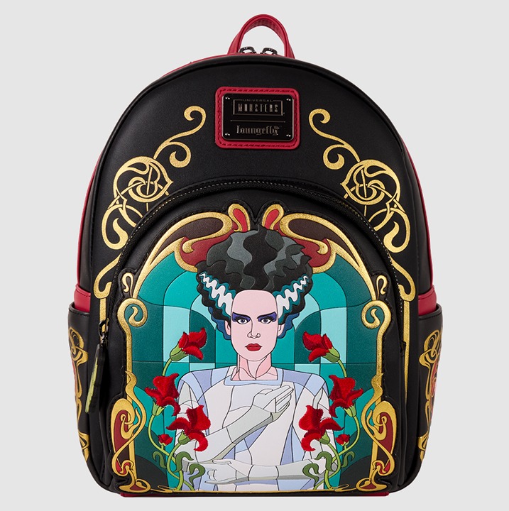 Universal Monsters The Bride Of Frankenstein Stained Glass Mini Backpack