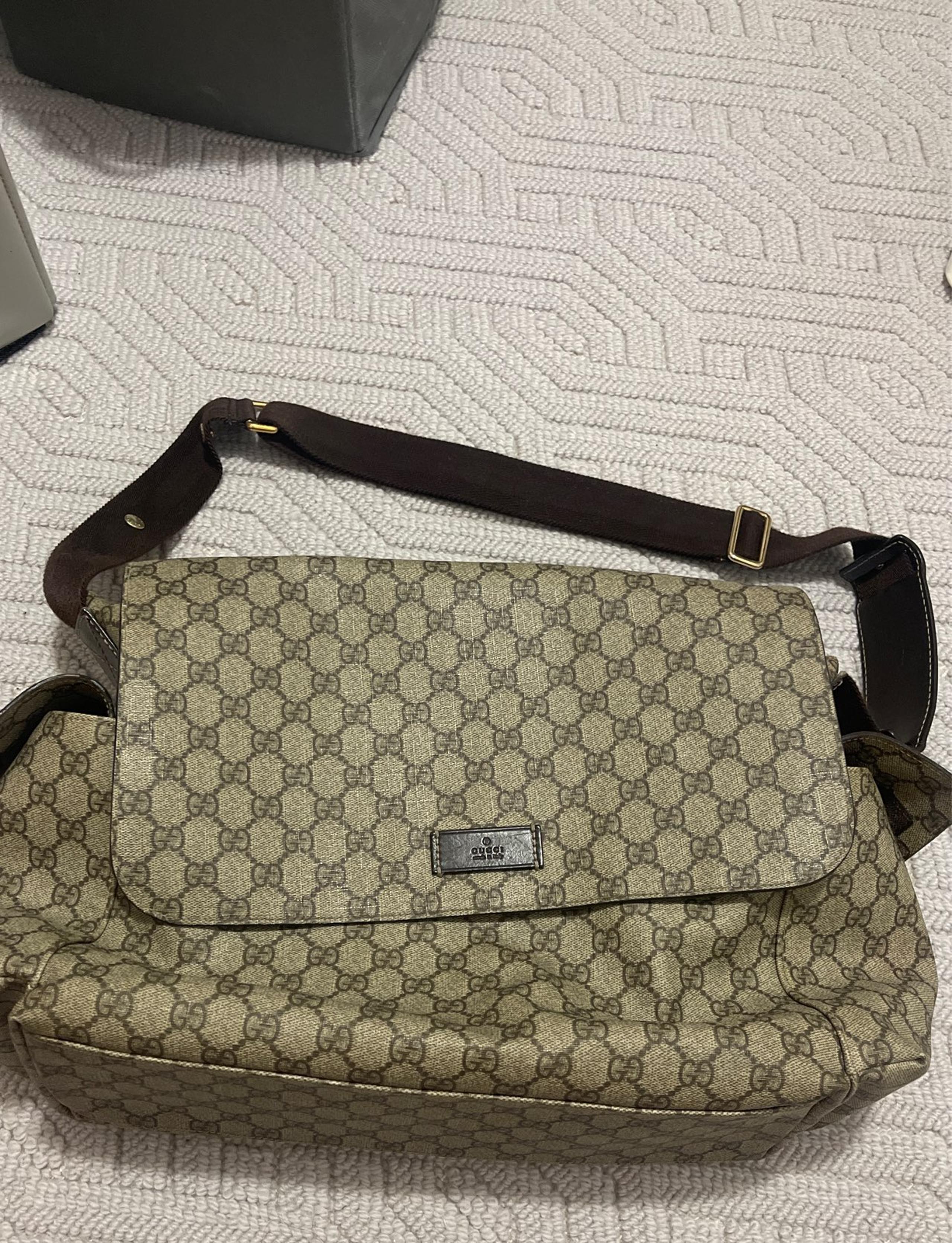 Gucci diaper bag