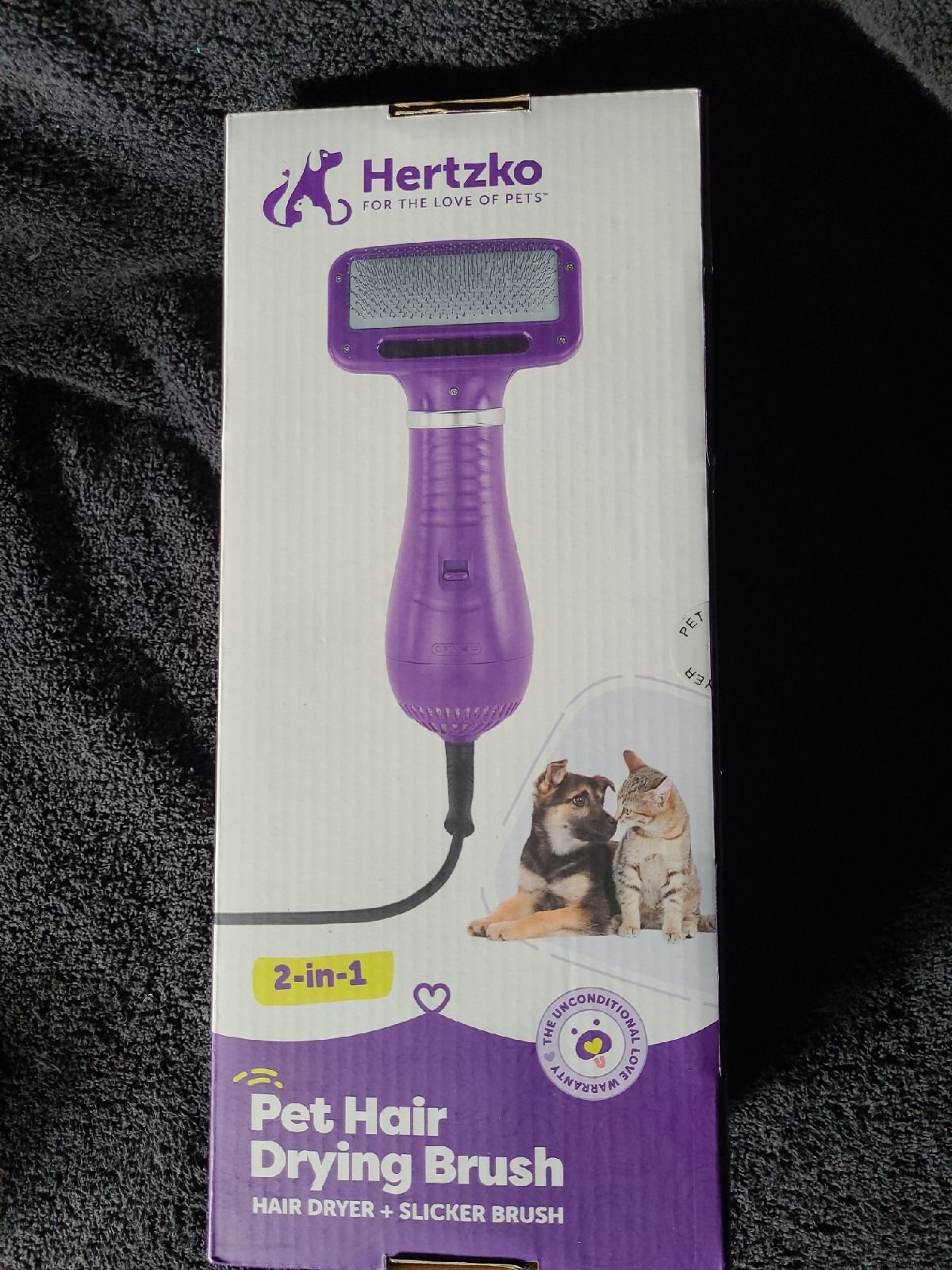 Hertzko Dog & Cat Hair Brush & Hair Dryer