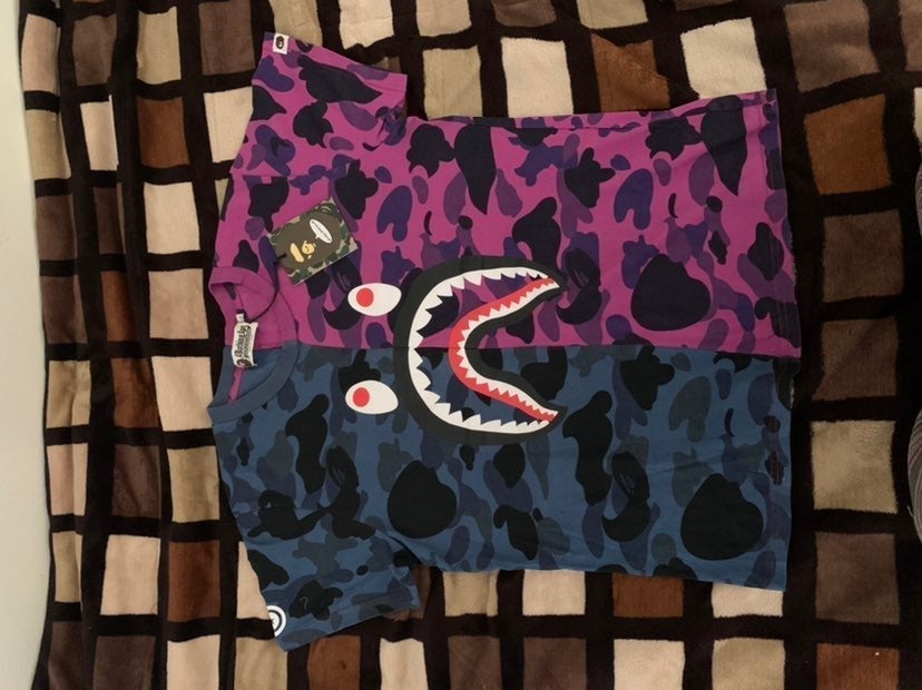 Bape Double Camo Shirt size Large