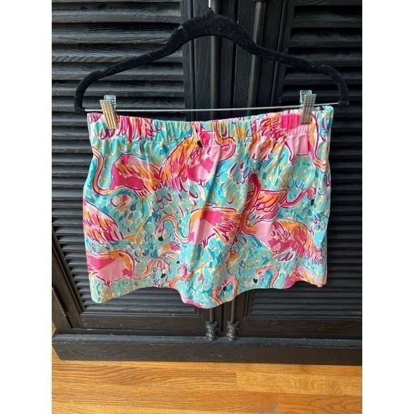 Lilly Pulitzer PEEL AND EAT CISSY skirt stretchy size medium