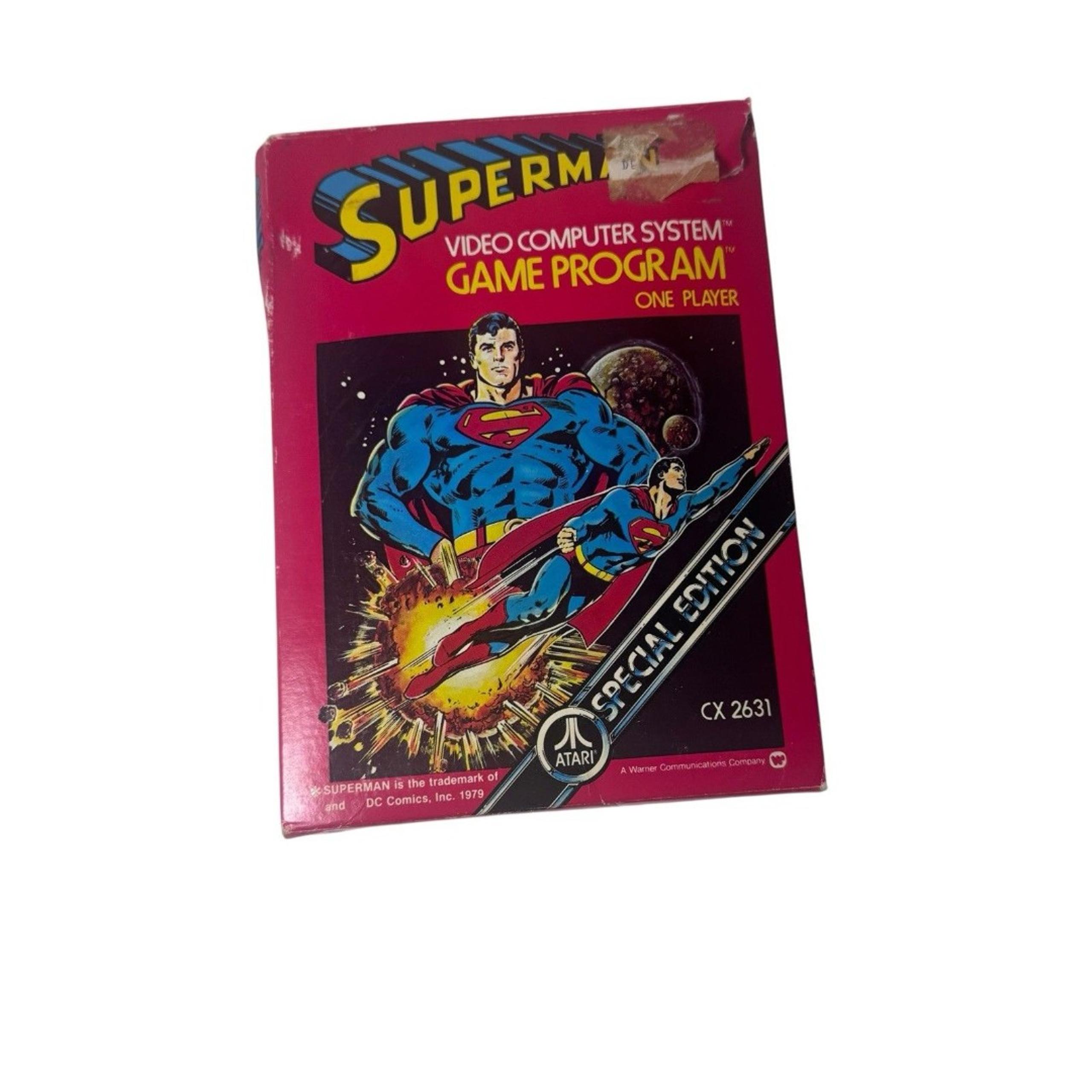 Superman Special Edition ATARI 2600 (1979) Complete In Box CIB ~ Fast Shipping