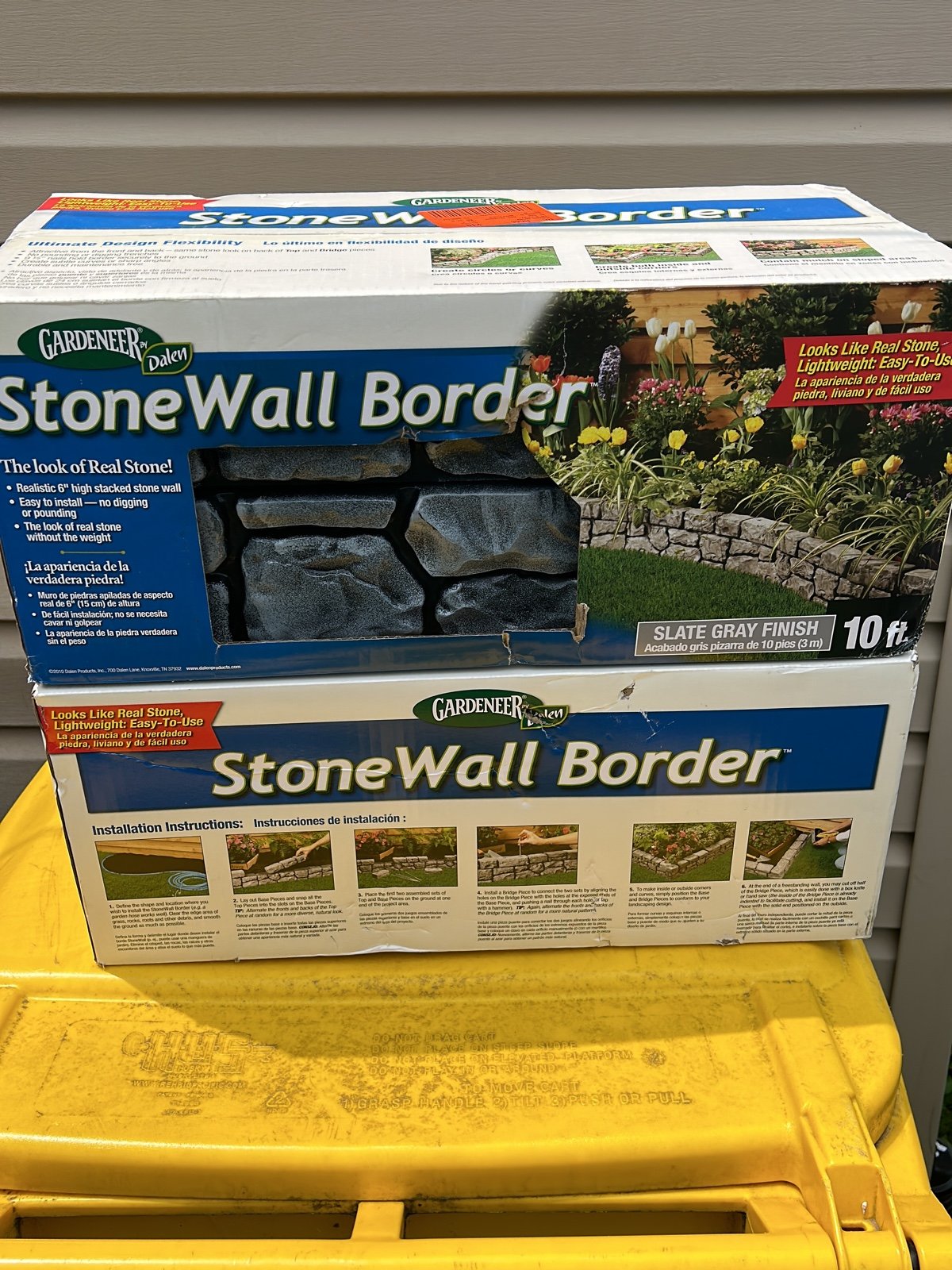 2 full boxes of Stone Wall Border
