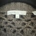 Vince Cashmere Alpaca Merino Wool Brown Chunky Knit Cardigan Sweater - Small
