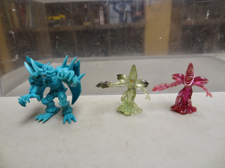 Lot of (4) YU-GI-OH 2 MINI Figures 96KT MATTEL TAKAHASHI TORMENTOR MAGICIAN