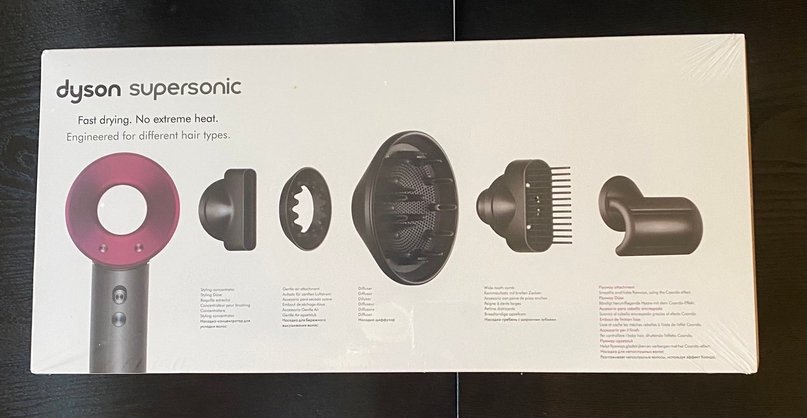 Dyson Supersonic Hair Dryer (Iron/Fuchsia)