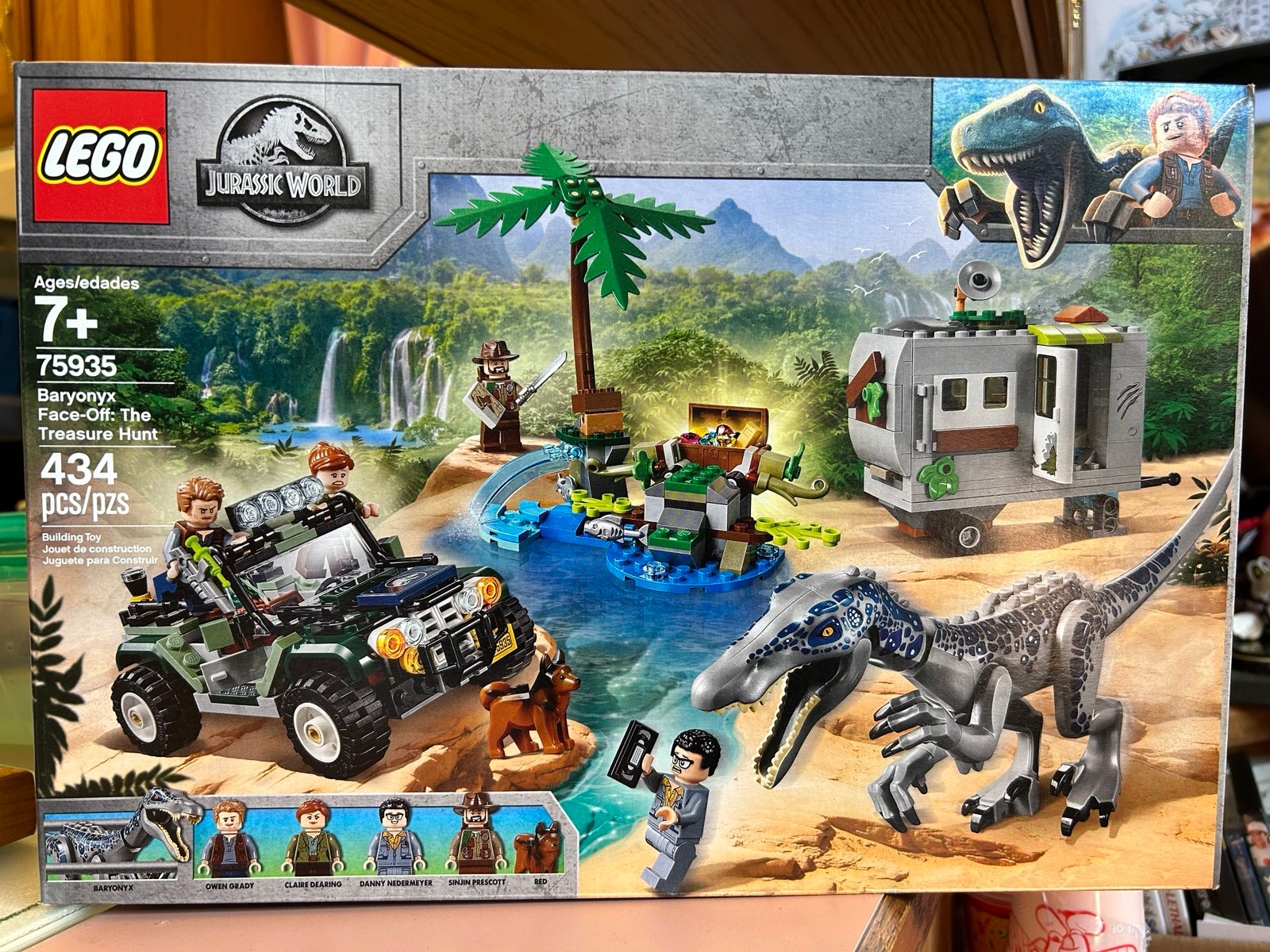Jurassic world baryonyx lego set clearance