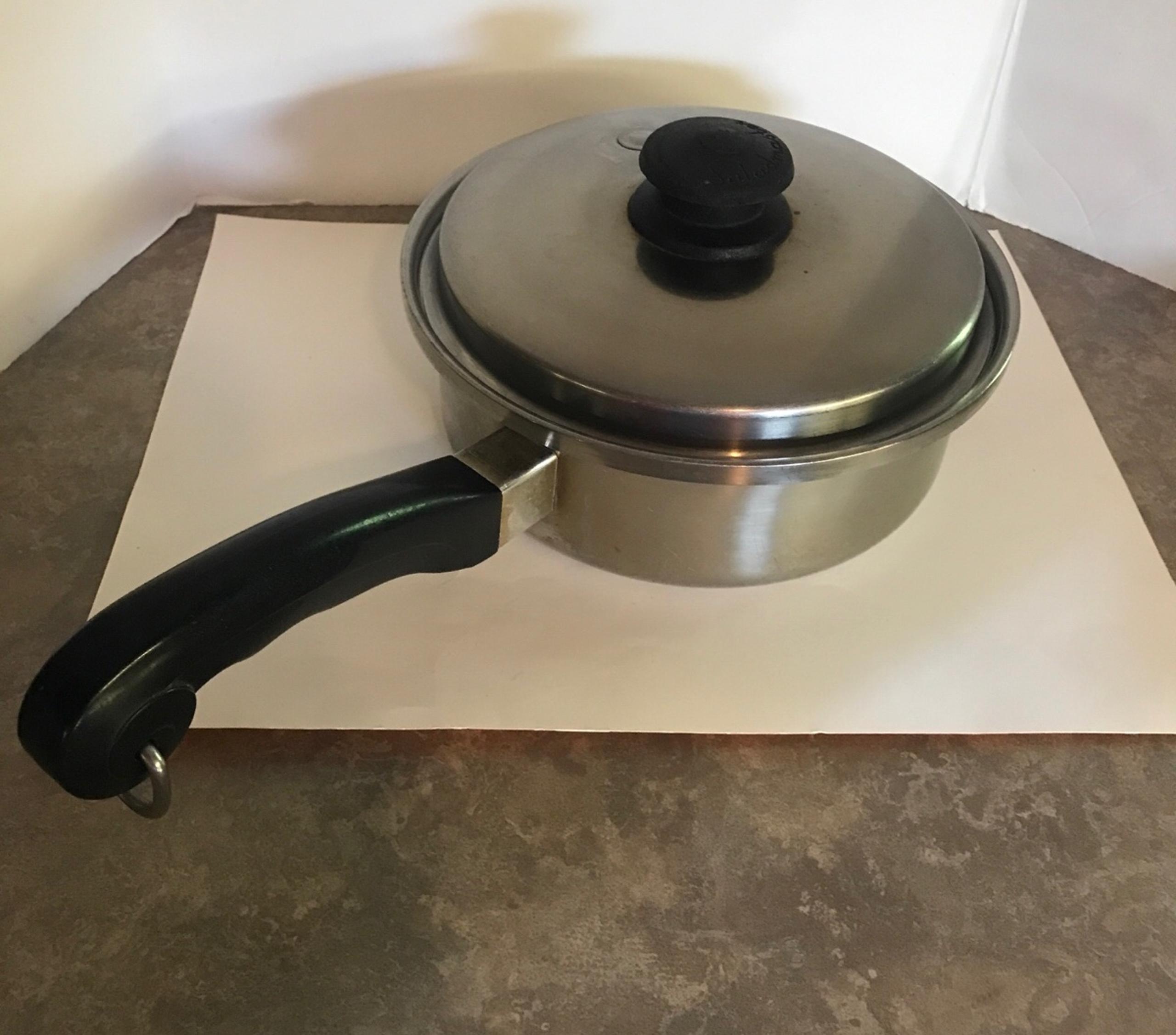 Saladmaster 8” T304S Stainless Steel Sauce Pan with Vapor Lid Dallas Texas USA
