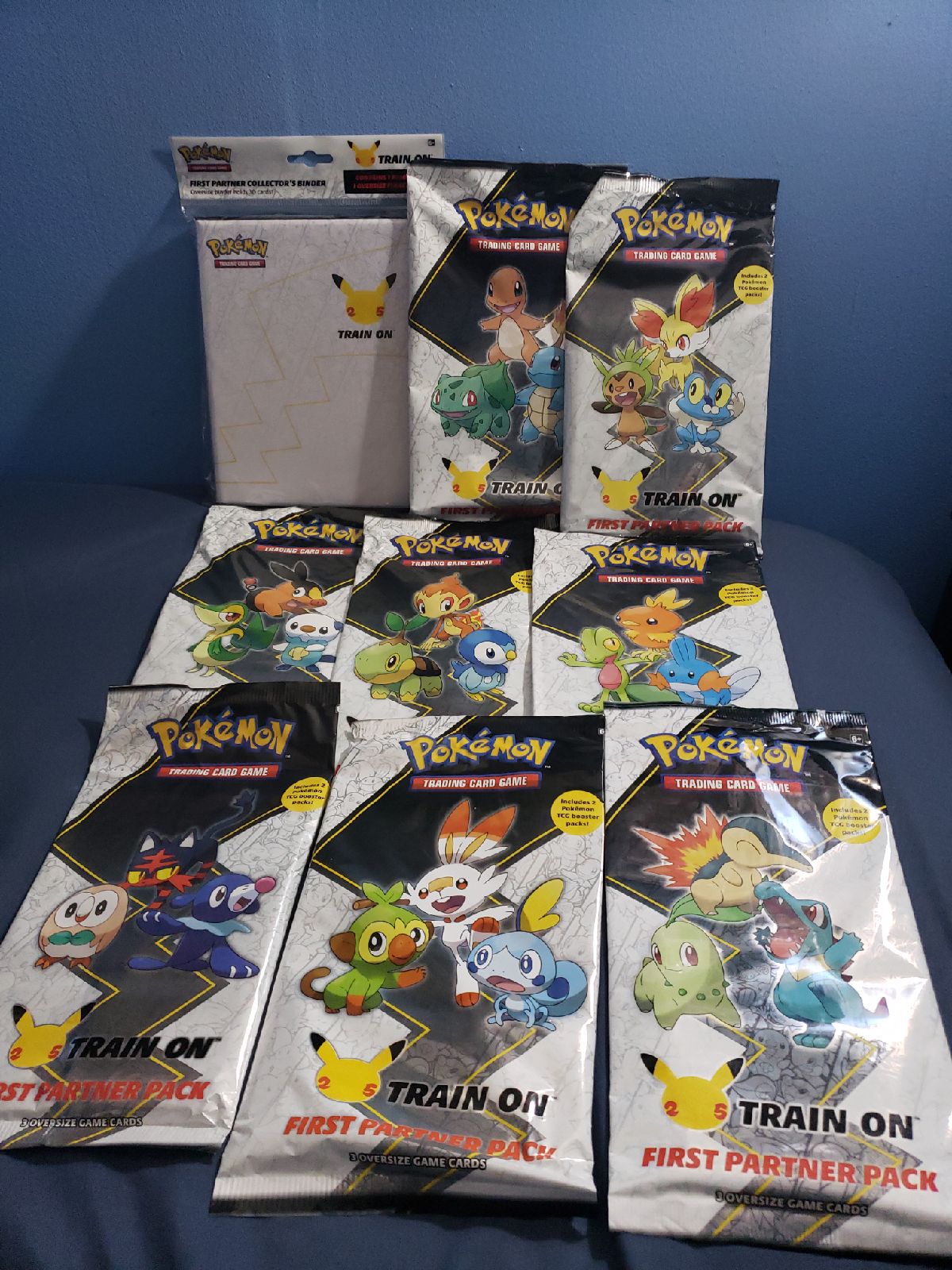 Amazon.com: Pokemon First Partner | 3 Jumbo KALOS Cards + 2