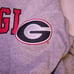 Georgia College Full Zip Hoodie Sweatshirt Gray Unisex Small UGA Athletics NWT