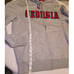 Georgia College Full Zip Hoodie Sweatshirt Gray Unisex Small UGA Athletics NWT