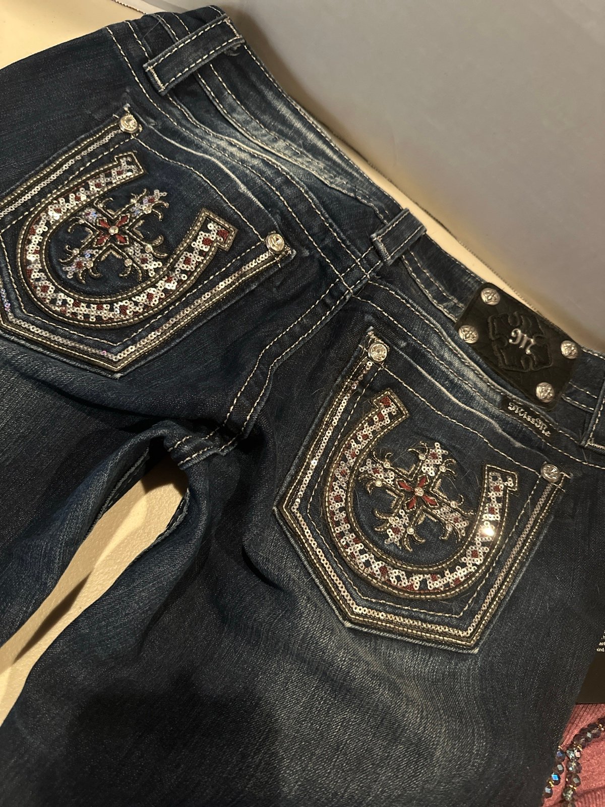 Miss Me Jeans boots cut size 29 x 34