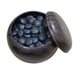 Go Stone Set, Clam, Nachi Black, 25 Size, with Wooden Box