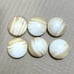 Go Stone Set, Clam, Nachi Black, 25 Size, with Wooden Box