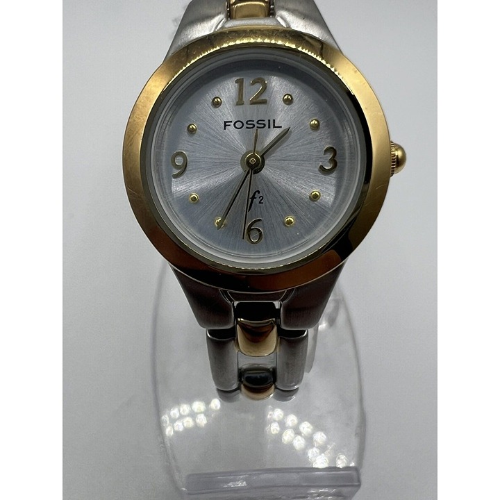 Fossil F2 ES-9154 All Stainless Steel Quartz Analog Ladies Watch