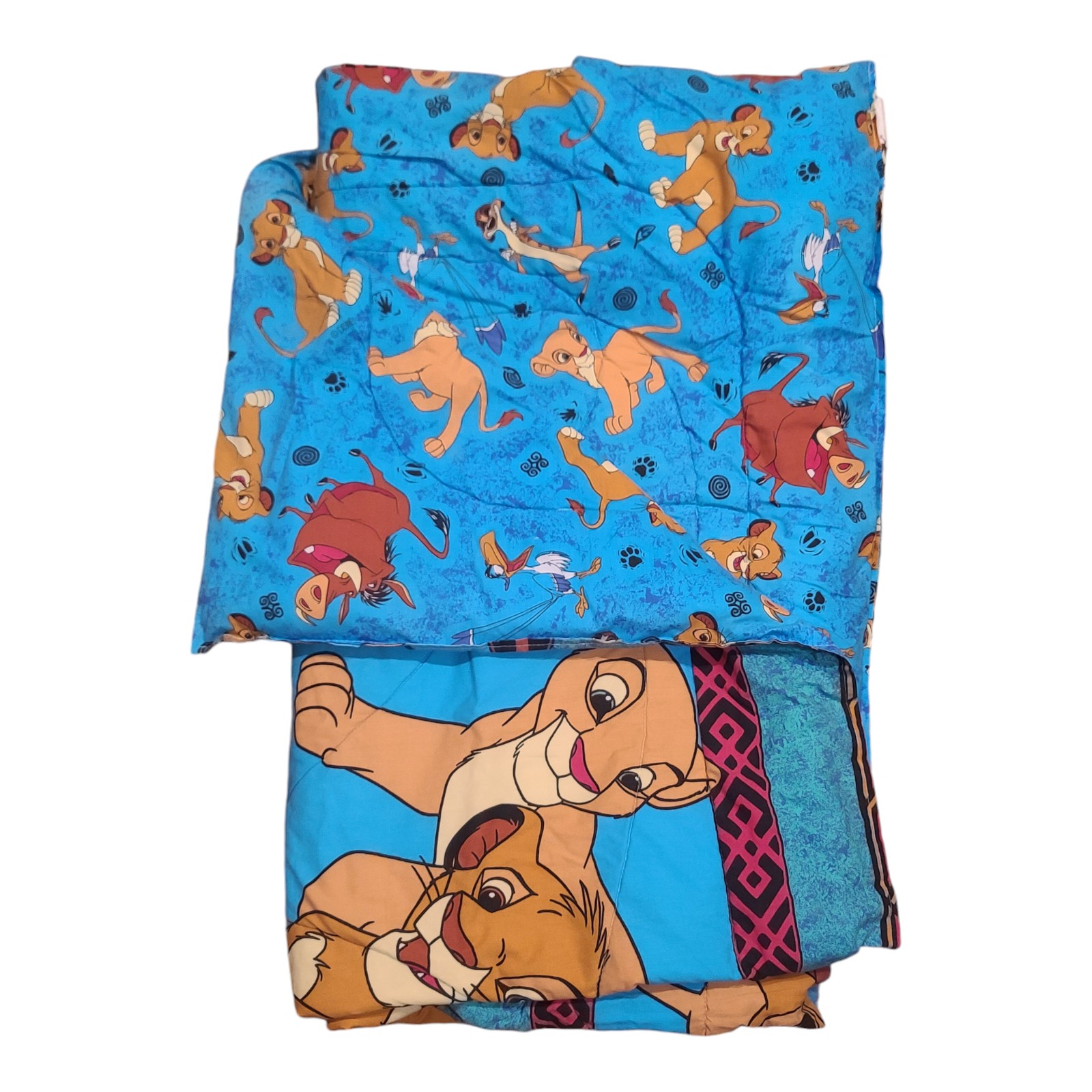 vintage disney 90s lion king reversible comforter