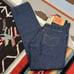 Levi's 501 Jeans Original Denim Dark Wash Button Fly Straight Leg Men's 28x34
