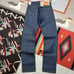 Levi's 501 Jeans Original Denim Dark Wash Button Fly Straight Leg Men's 28x34