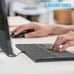 E-SDS Waterproof Industrial Keyboard with Touchpad Wired Compact Portable