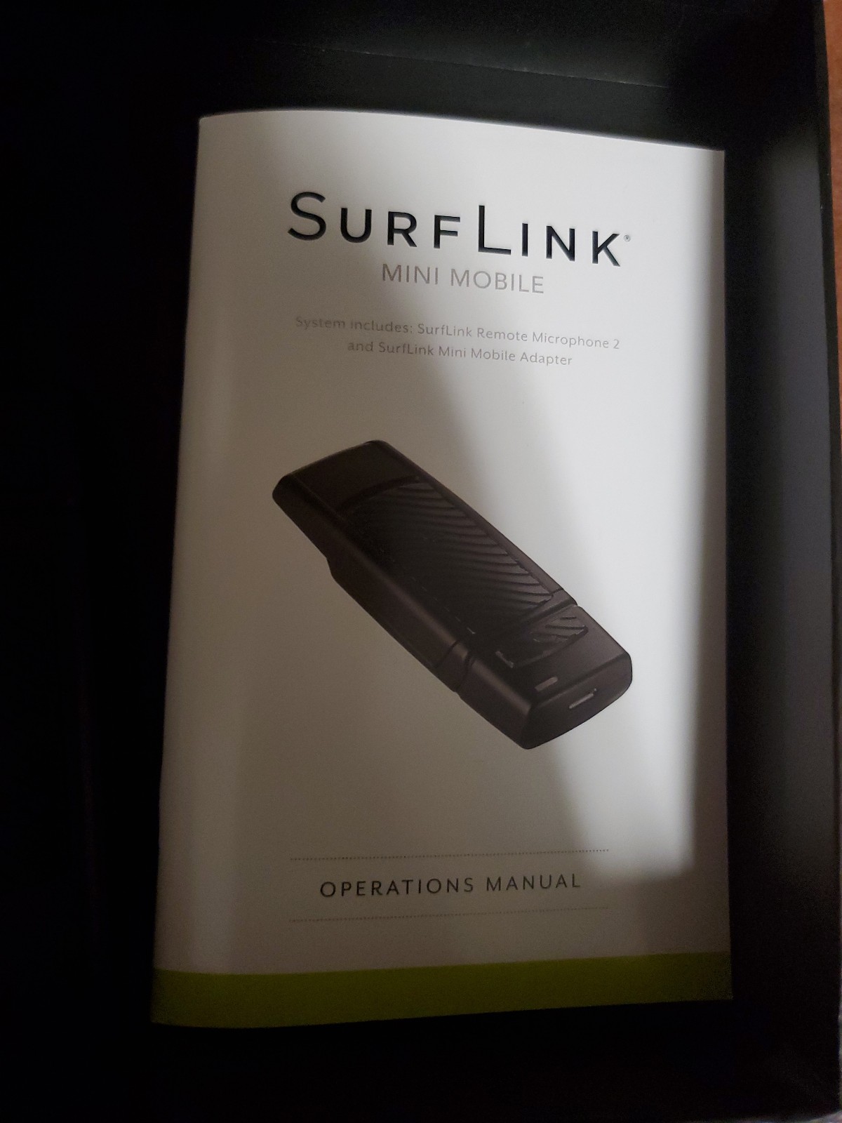 Surflink remote microphone
