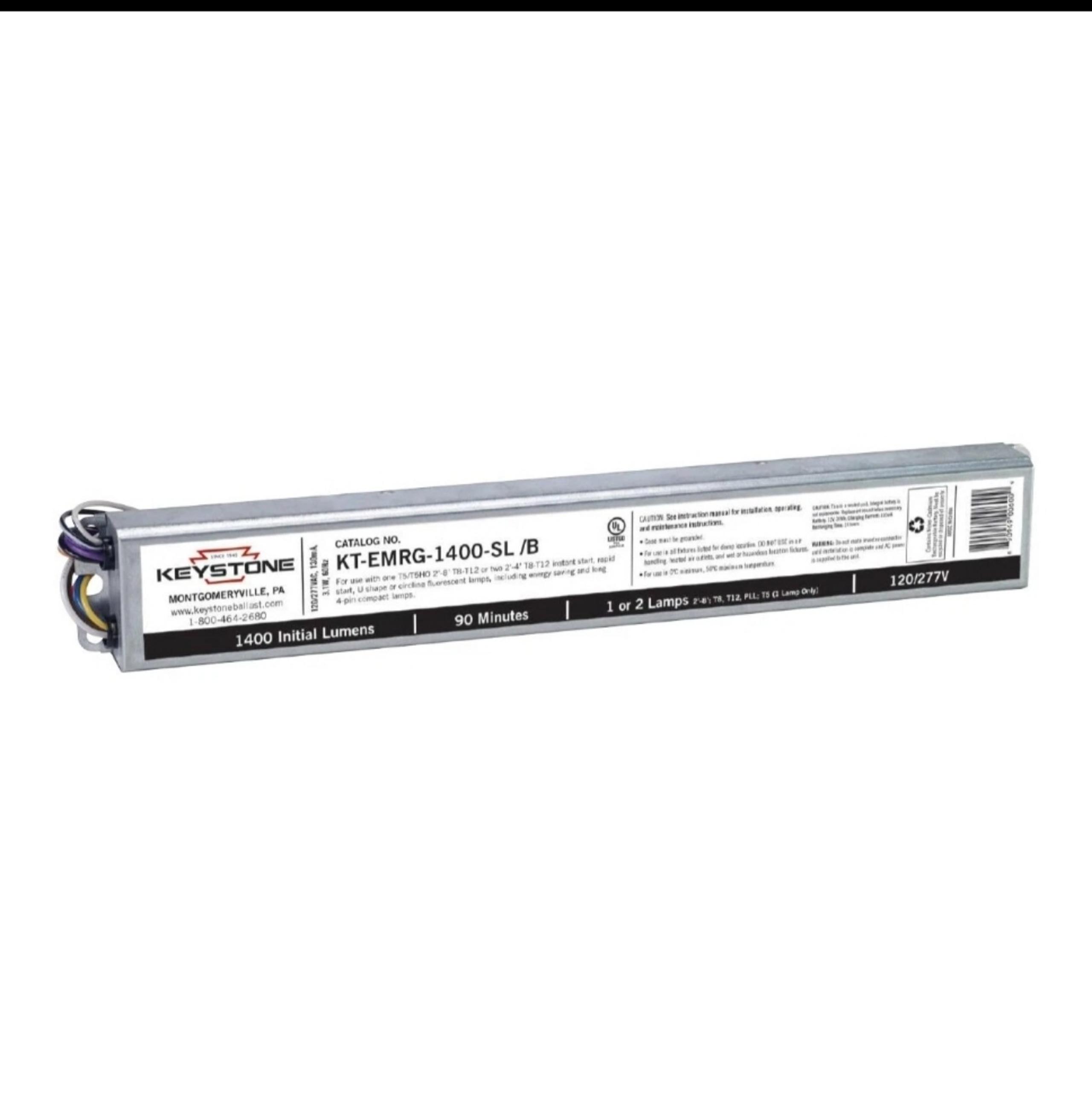 Keystone KT-EMRG-1400-SL /B - 1400 Lumen Emergency Backup Fluorescent Ballast