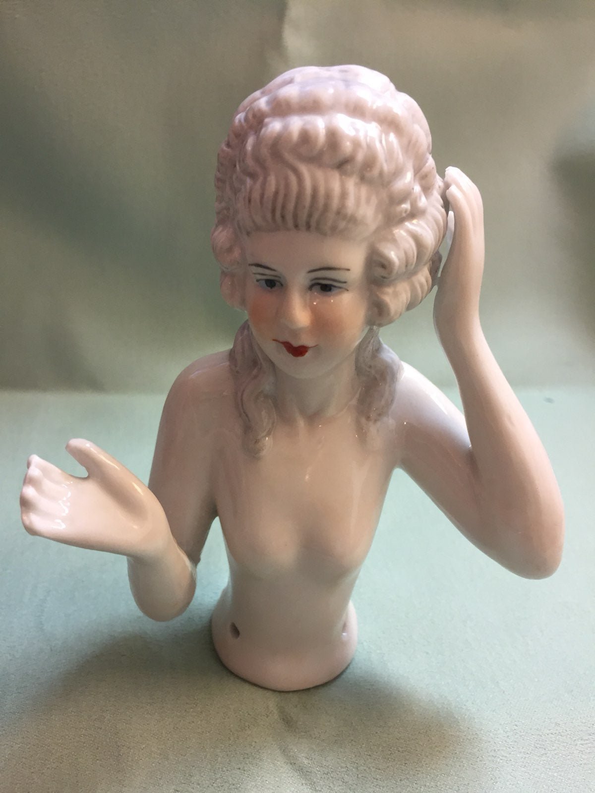 Large Victorian Pin Cushion Half Doll