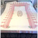 VTG 1960’s Era Golden Seal Blanket By Ely & Walker Pink Roses Satin Binding