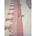 VTG 1960’s Era Golden Seal Blanket By Ely & Walker Pink Roses Satin Binding