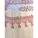 VTG 1960’s Era Golden Seal Blanket By Ely & Walker Pink Roses Satin Binding