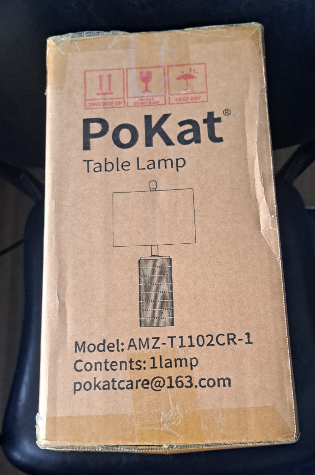 Pokat! 23 Modern Ceramic Table Lamp Farmhouse style Beige NIB
