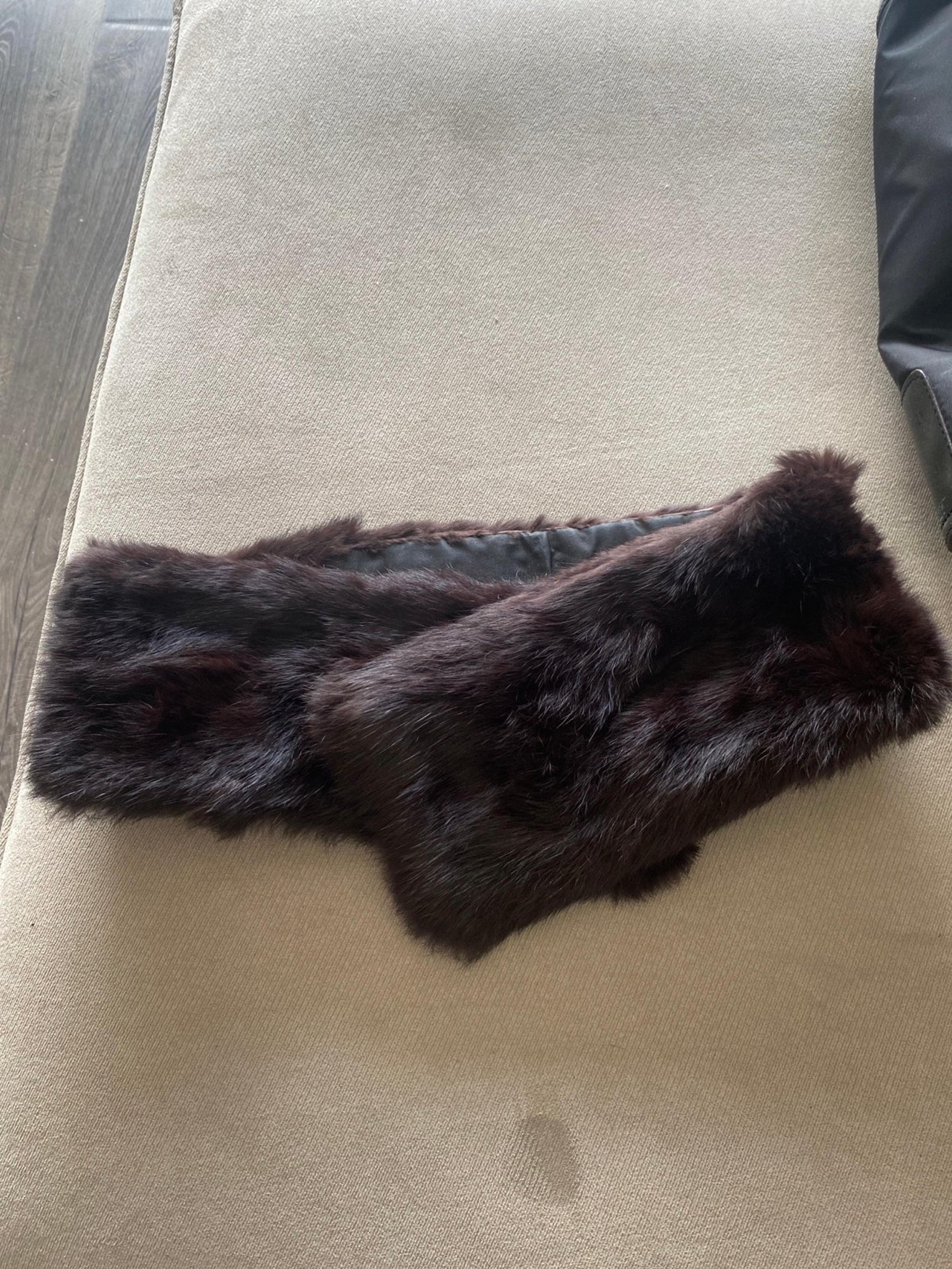 Lane Bryant rabbit fur scarf